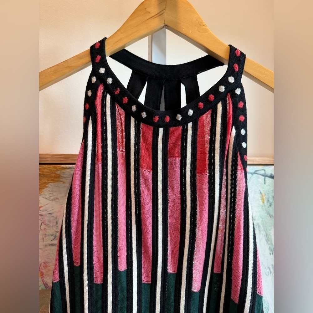 Missoni Black and Pink Striped Top - Picture 2 of 9
